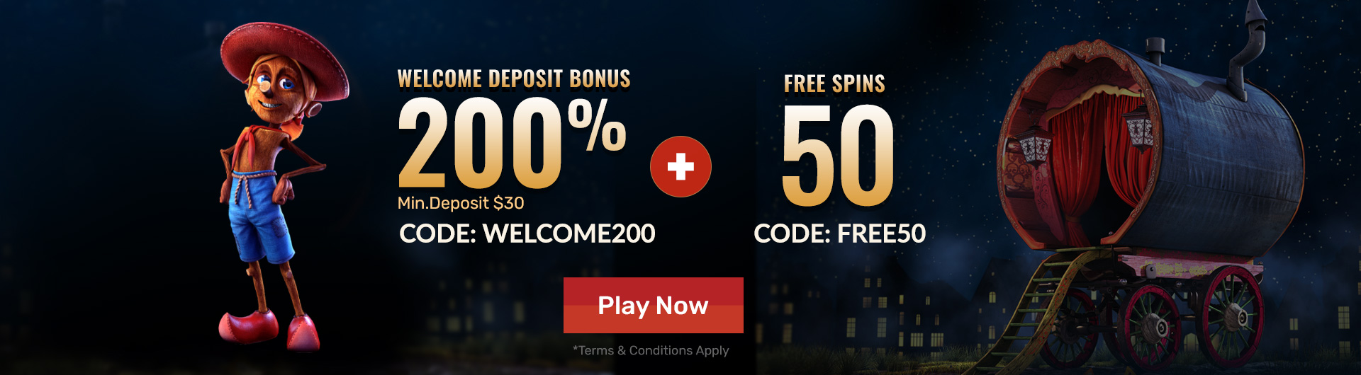 Exclusive Welcome Offer with $100 Freechip